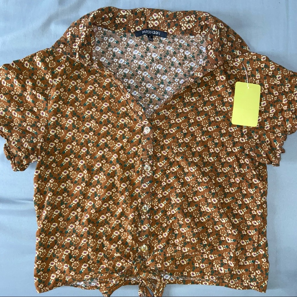 PAPERMOON Floral Button-Up
